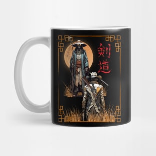 Robot Samurai Vs Cyborg Cowboy Mug